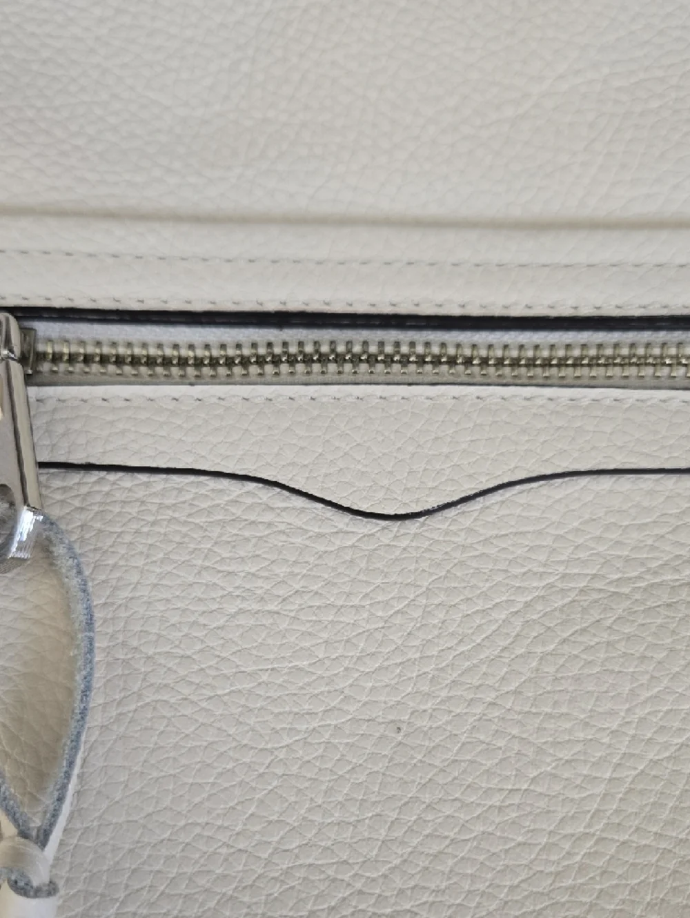 Rebecca Minkoff Cream Pebbled Leather Hobo Bag - Picture 6 of 9